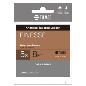 Fir monofilament inaintas FLY FINESSE TAPERED LEADER 8ft 6X - Img 1
