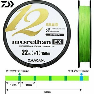 Fir Textil Daiwa Morethan X12 EX+ Si Lime 135m - Img 3