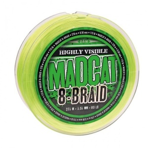 Fir Textil Madcat 8-Braid Hi-Vis Yellow 270m