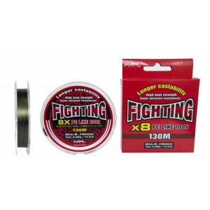 Fir Textil Pokee Fighting Braid X8 PE Dark Green 130m