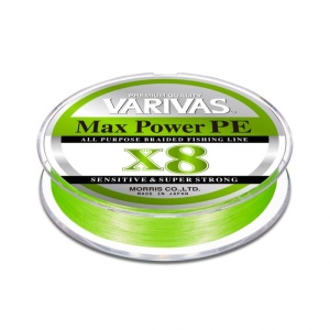 Fir Textil Varivas Max Power PE X8 Lime Green 150m