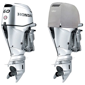 Husa Cap Motor Honda Ventilata Oceansouth, Motor 3 Cilindri 60 CP, An 2009-Prezent, Gri