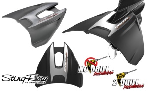 Hydrofoil StingRay Starfire, Stabilizator Motoare 40 - 300 CP, Montaj Fără Găuri, Nivel Ridicare 2