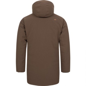 Jacheta de vanatoare Blaser WP Janus Dark Brown parka, impermeabila, cu puf si Primaloft pentru protectie in conditii de frig extrem.