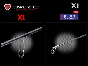 Lanseta Favorite X1 802EXH 2.44m 30-80g 2buc - Img 3
