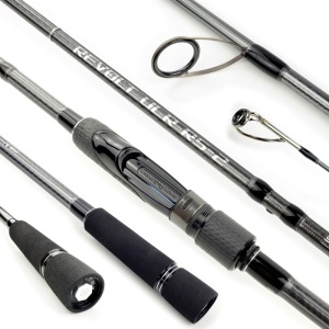Lansetă Sportex Revolt RS-2 ULR– blank Heptacore T800 Toray, acțiune rapidă și echipare FUJI, ideală pentru pescuit spinning ultralight de precizie.