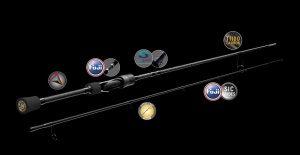 Lansetă Sportex Rival Baitcast – blank T1100 Carbon, acțiune Extra Fast și componente FUJI, creată pentru pescuit spinning precis la bass și rapitori