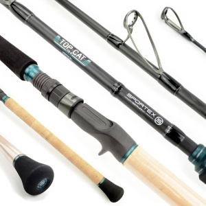 Lansetă Sportex TOP Cat CS-2 Vertical Baitcast 1.80m 70-190g 1buc - Img 2