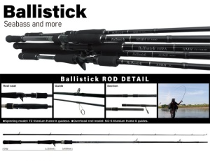 Lanseta Yamaga Blanks Ballistick 93M Nano Bait Cast 2.83m 8-42g 2buc - Img 3