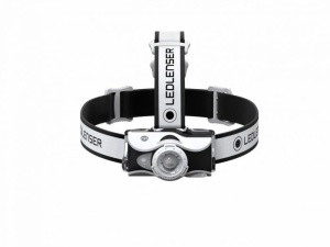 Lanterna frontală Ledlenser MH7 White Black 600 lumeni cu alimentare duală