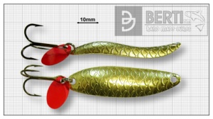 Linguriță Oscilantă Berti Taifun Solzi Nr.2 59mm 5g Gold