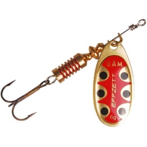 Lingurita Rotativa DAM Effzett Standard Copperr Black Dot