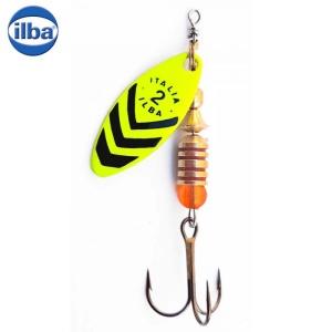 Lingurita rotativa Ilba Lungo Fluo Fluorlemon/Black Nr1 3g