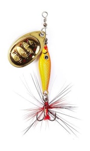 Lingurita rotativa Lucky John Trian Blade Round 6g 001