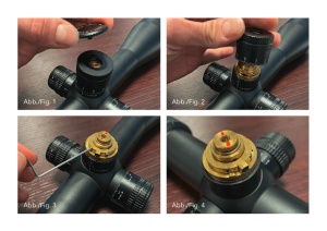 Vedere de profil a lunetei GPO SPECTRA 4.5-27x50i instalată cu throw lever-ul inclus, evidențiind turetele tactice PASSIONtrac
