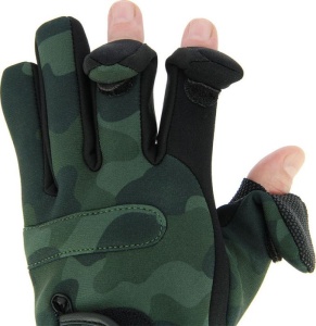Manusi Neopren NGT Neoprene Gloves Camo - Img 3