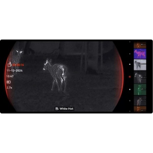 Monocular termic Hikmicro Falcon LRF 2.0 cu senzor 640×512, lentilă 50mm F0.9, telemetru laser 1000m și ecran OLED 1920×1080, ideal pentru vânătoare la distanță