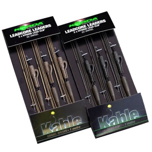 Montura Leadcore Plumb Pierdut cu Agrafa Rapida Korda Hybrid Lead Clip Quick Change 3buc/plic