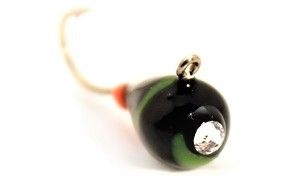 Mormishka Shark Tungsten Epoxi Coated with Swarovsky Crystal 426 Nr14 1.10g