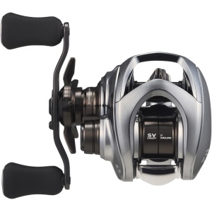 Mulineta casting Daiwa 25 Steez Limited CT SV TW 70XHL detaliu tambur G1 și corp magneziu