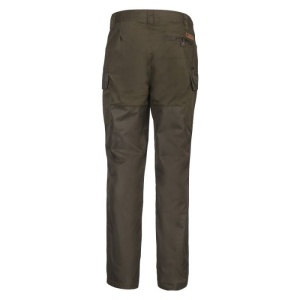 Pantaloni vânătoare Treesco Roncier Tradition Kaki, cu material durabil poliester-bumbac, talie elastică și 6 buzunare funcționale, ideali pentru utilizare outdoor.