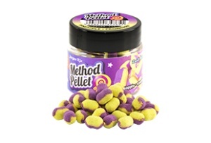 Pelete cârlig Benzar Mix Bicolor Method Pellet – momeală flotantă cu două arome și două culori, creată pentru method feeder și pescuit eficient la crap