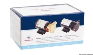 Pompa santina utilitara 12V 35L/Minut Osculati Geiser cu rotor din neopren si certificare ISO 8846.