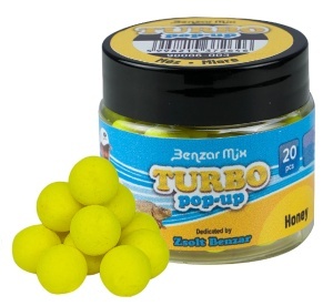 Pop Up Benzar Mix Turbo 10mm – pop-up-uri flotante, aromă intensă și granulație fină, ideale pentru snowman și prezentări deasupra substratului la crap