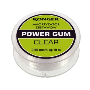 Powergum Method Feeder Konger Shock Absorber Clear 10m