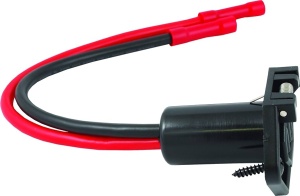 Set priză și ștecher Attwood 12V – Conexiune rapidă de 8mm, sigură și rezistentă la coroziune pentru motoare de trolling