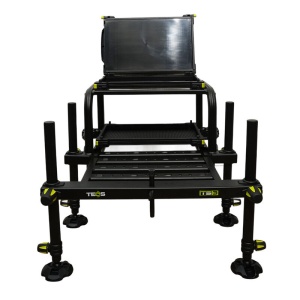 Scaun modular TEOS Seatbox TS3 D36 cu picioare telescopice și platformă antiderapantă.