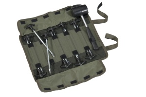 Set Mivardi Camping 10 Cuie Cort + Ciocan + Husa de Transport