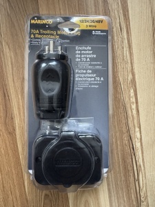 Set Marinco 70A Heavy Duty – Conexiunea supremă pentru motoarele de trolling de mare putere (12V-48V).