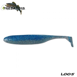 Shad 4Predators Finesse Impact 10cm Blue - Pearl