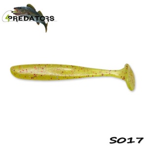 Shad 4Predators Slim Shad, 9cm, Brass Red