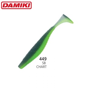 Shad Damiki Armor Shade Paddle 10cm 8buc/plic 449