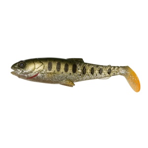 Shad Savage Gear Craft Cannibal Paddletail 6.5cm 4g 4buc/plic Olive Pearl Silver Smolt