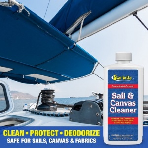 Star Brite Sail & Canvas Cleaner – Specialistul tău în întreținerea velelor și prelatelor, oferind o curățare sigură și reîmprospătarea culorilor pentru toate materialele textile marine.