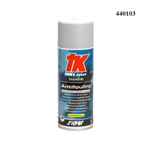 Tub spray vopsea antivegetativă TK Antifouling 400ml pentru protecție elice și transmisii de barcă - GRI