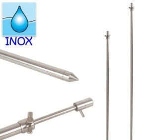 Suport Telescopic Inox Extra Carp Bank Stick cu Adaptor de Ponton 3 in 1 30-50cm - Img 4