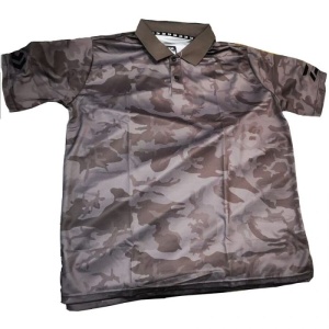 Tricou Daiwa Polo Grey Camo