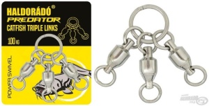 Vartej Triplu Pentru Montura Somn Haldorado Predator Catfish Triple Links - Img 1