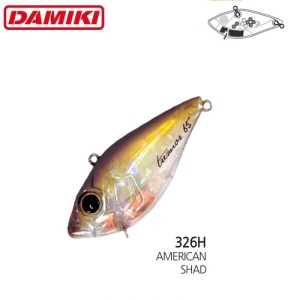 Vobler Damiki Tremor 65N 6.5cm 15g Sinking American Shad