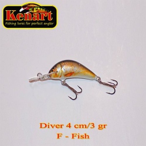 Vobler Kenart Diver 4cm 3g Floating Fish