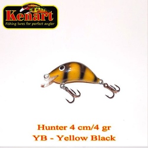 Vobler Kenart Hunter 4cm 4g F Yellow Black