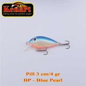 Vobler Kenart Pill 3cm 4g Sinking Blue Pearl