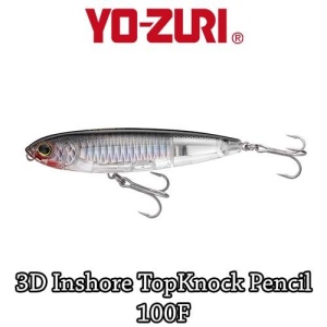 Vobler Yo-Zuri 3D Inshore TopKnock Pencil 10cm 18g Floating GHCS - Img 3