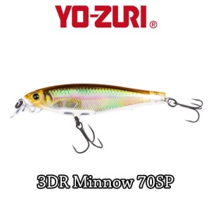 Vobler Yo-Zuri 3DR Minnow 7cm 7g Suspending RRT - Img 3