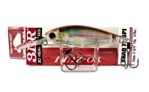 Vobler Yo-Zuri 3DR Shad 7cm 9.5g Suspending RGZS - Img 3