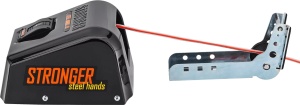 Anchoră electrică premium de proovă Stronger Steelhands 35 (SH-35), echipată cu motor de 120W la 12V, carcasă din plastic ABS rezistent la UV, ruliu din oțel galvanizat de 3 mm, tambur cu frânghie de 40m și funcție mecanică de coborâre în cădere liberă (f